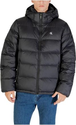 Calvin Klein Jeans LS Nylon Zip Off Hood - Heren - Winterjassen - Zwart - S - Nylon - Jassen