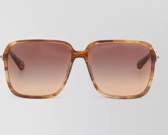 Chlo&eacute; oversized square sunglasses
