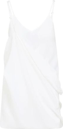 Maison Margiela Elegante Maxi Jurk - Dames - Korte kleedjes - Wit - S - Kleedjes