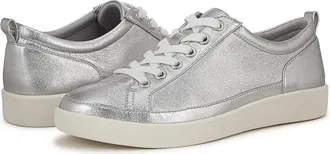 Vionic Winny Sneakers Womens Silver Leather Comfort Casual Shoes ZOGG2945