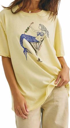 Free People Best Coast Tee In Yellow