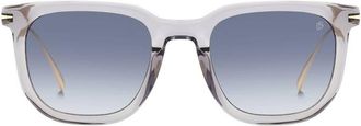 David Beckham Dark Blue Shaded Square Mens Sunglasses DB 7119/S 0RHL/08 52