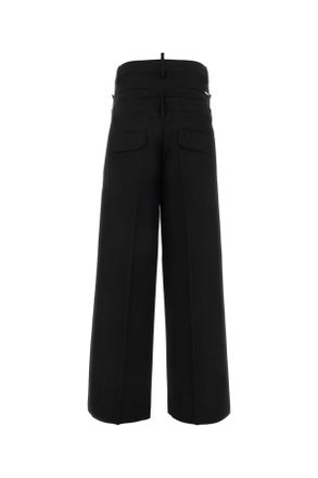 Dsquared2 Womens Pantalone Black Pantaloni Trousers