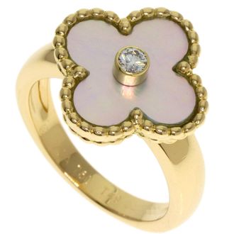 Van Cleef & Arpels Yellow Gold (18K) Band Ring (Pre-Owned)