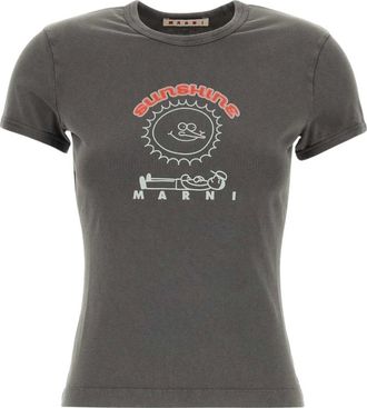 Marni Mujer, Camisetas, Gris, Talla: S