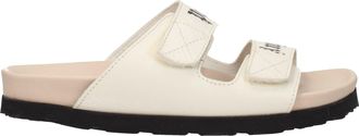 Palm Angels Womens Sandals - Ivory Leather - Size EU 39