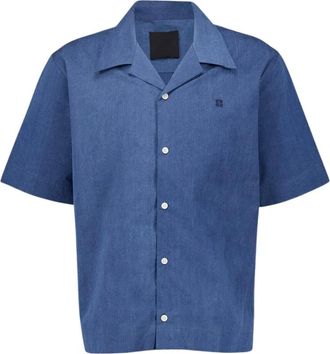 Givenchy Heren, Overhemden, Blauw, Maat: L Denim