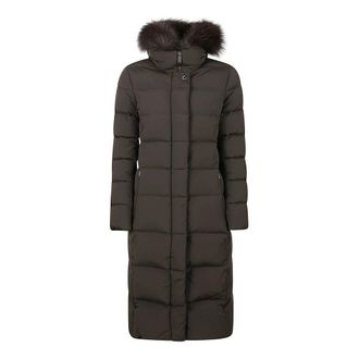 Moorer Jassen, Dames, Bruin, S, Leer, Zagara Down Coat