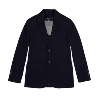 Circolo 1901 Fabric Weft 2 Button Jacket - male - Circolo 1901 - Blazers - Blue - M - Jackets