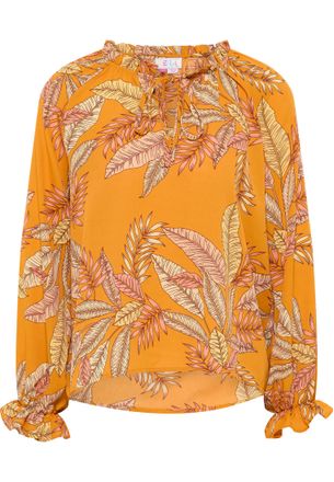 Izia Blouse shirt Dames Oranje Veelkleurig