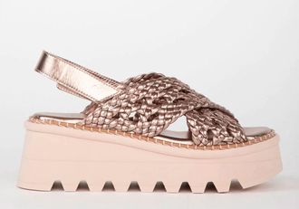 Homers Womens Alison Platform Sandals In Bronze