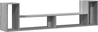 vidaXL Muebles De Tv 2 Uds Madera Ingenier&iacute;a Gris Sonoma 100x30x50 Cm Vidaxl