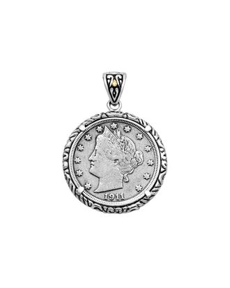 Samuel B. 18K & Silver Pendant