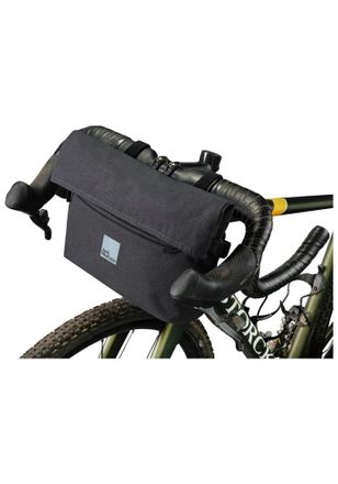 Jack Wolfskin Lenkertasche JACK WOLFSKIN MAINKAI BAG 2IN1, Gr. onesize, grau (phantom), Obermaterial: 100% Polyester; Futter: 100% Polyester, Taschen Lenkertasche