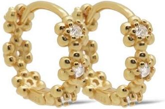 KARMA Jewelry gold plated oorbellen Daphnee Flower