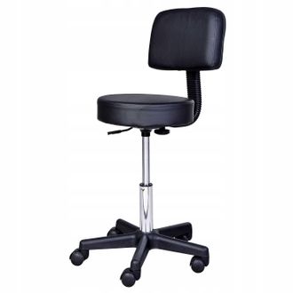 OEM Taburete Con Respaldo - Negro