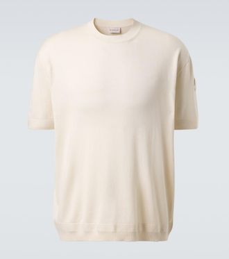 Moncler Silk and cotton T-shirt