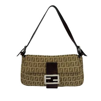 Fendi Pre-owned Fendi Zucchino Canvas Baguette Ladies JMT4RTIFTM2C30EH