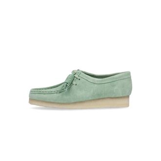 Clarks Wallabee Moccasin Shoe - female - Clarks - Laced Shoes - Green - 4 UK - Shoes