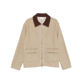 Dr&ocirc;le de Monsieur Heren, Jassen, Beige, Maat: XL Denim