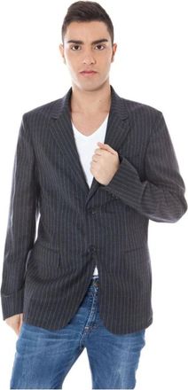 Calvin Klein Hombre, Chaquetas, Gris, Talla: L