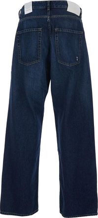 Icon Denim Los Angeles Mens Blue 5-Pocket Jeans With Logo Patch Cotton