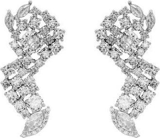 Black Suede Studio Spark earring in Silver at Nordstrom