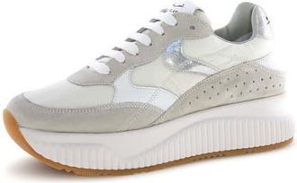 Voile Blanche Lana Fresh Metallic Sneaker in Ice White at Nordstrom, Size 11Us