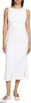 Theory Linen-Blend Tank Dress