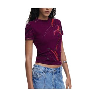 Desigual Donna, Top, Rosso, L, new