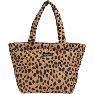 Marc Jacobs Medium Cheetah Print Quilted Nylon Tote in Black Multi at Nordstrom Rack