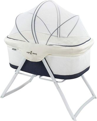 OEM Bebito Cuna De Beb&eacute; De Viaje Plegable Minicuna Con Mosquitera (azul Marino)