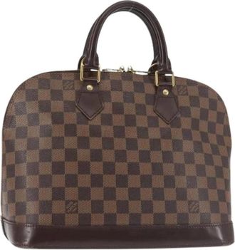 Louis Vuitton Pre-owned Handbags, female, Brown, Size: ONE SIZE Pre-owned Canvas Handbag