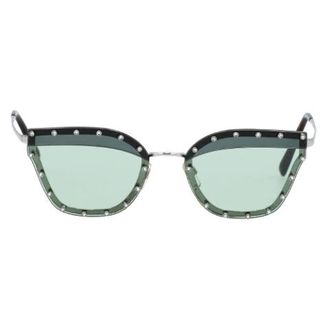 Valentino Pre-owned Accessories, female, Green, Size: ONE SIZE Pre-owned Glass Sunglasses