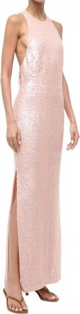 Staud Bree High Neck Dress In Tulip