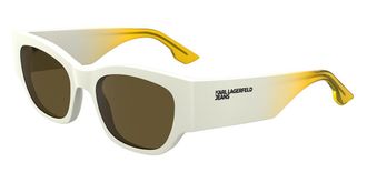 Karl Lagerfeld KLJ6168S 105 Mens Sunglasses White Size 52