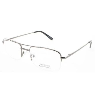 Signature Unisex Grey Rectangular Eyeglass Frames 1122Gunmetal54