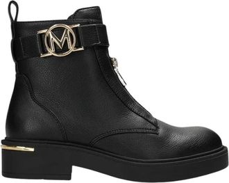 Mexx Micla Kasia Enkellaarsjes - Dames - Enkellaarsjes - Zwart - 38 EU - Leer - Schoenen