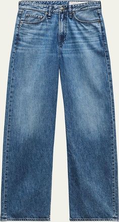 Rag & Bone Featherweight Logan Wide-Leg Jeans
