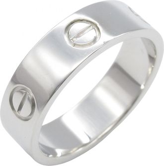 Cartier Silver White Gold (18K) Band Ring (Pre-Owned)