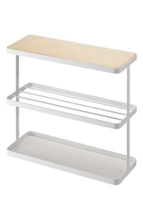 Yamazaki Tableware Steel Storage Side Table in White at Nordstrom