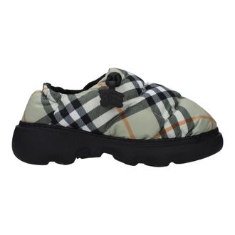Burberry Schoenen, Dames, Veelkleurig, 38 EU, Groene Stoffen Instaploafers