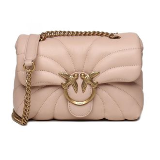 Pinko Vlinder Gekwilt Mini Love Tas - Dames - Schoudertassen - Roze - ONE Size - Leer - Tassen