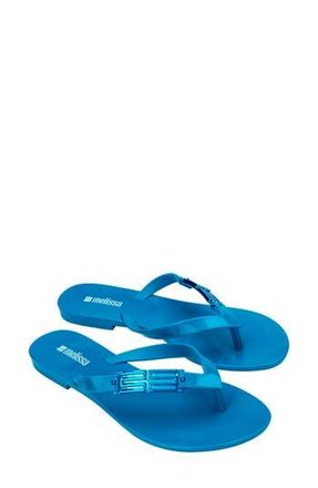 Melissa Harmonic Flip Flop in Blue at Nordstrom Rack, Size 10