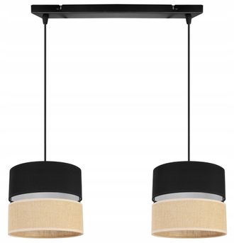 OEM L&aacute;mpara Colgante, L&aacute;mpara De Techo, Pantalla 20cm, Negra