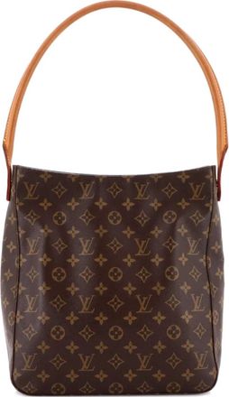 Louis Vuitton Looping Handbag Monogram Canvas GM shoulder bag - Bruin
