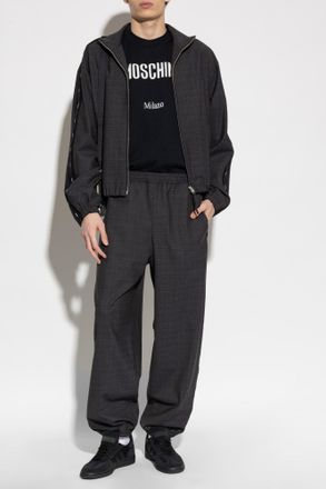 Moschino Jacket With Pockets, Mens, Brown