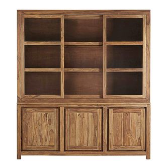 Maisons du monde Aparador con 3 puertas de sheesham macizo 200 cm