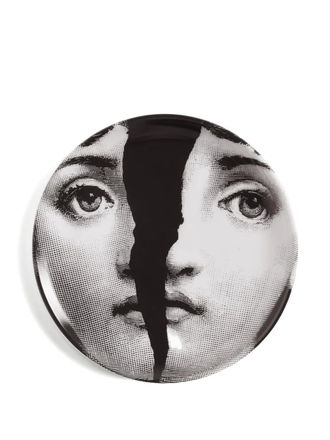 Fornasetti Tema e Variazioni n.10 plate (10cm) - White