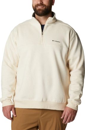 Columbia Mens Hart Mountain Ii Half Zip Pullover Sweater, Oatmeal Heather, Medium